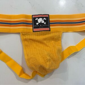 Skull & Bones Yellow Jockstrap